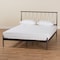 Baxton Studio Samir Modern Industrial Black Finished Metal Platform Bed-Full 195-12375-ZORO - alternate 7